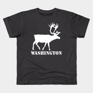 Washington Elk Hunting Shirt Kids T-Shirt